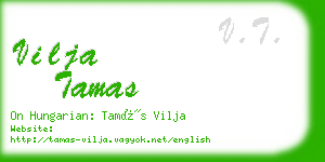 vilja tamas business card